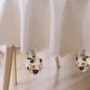4Pcs Tablecloth Weights Clips with Clips Marble Heart Shape Heavy Duty Tablecloth Pendant Table Clips for Indoor Outdoor