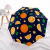 1pc Orange Slices Folding Umbrella | Elegant Design, Fashionable Accessory, Durable Construction, Sturdy Ribs Yy251107044