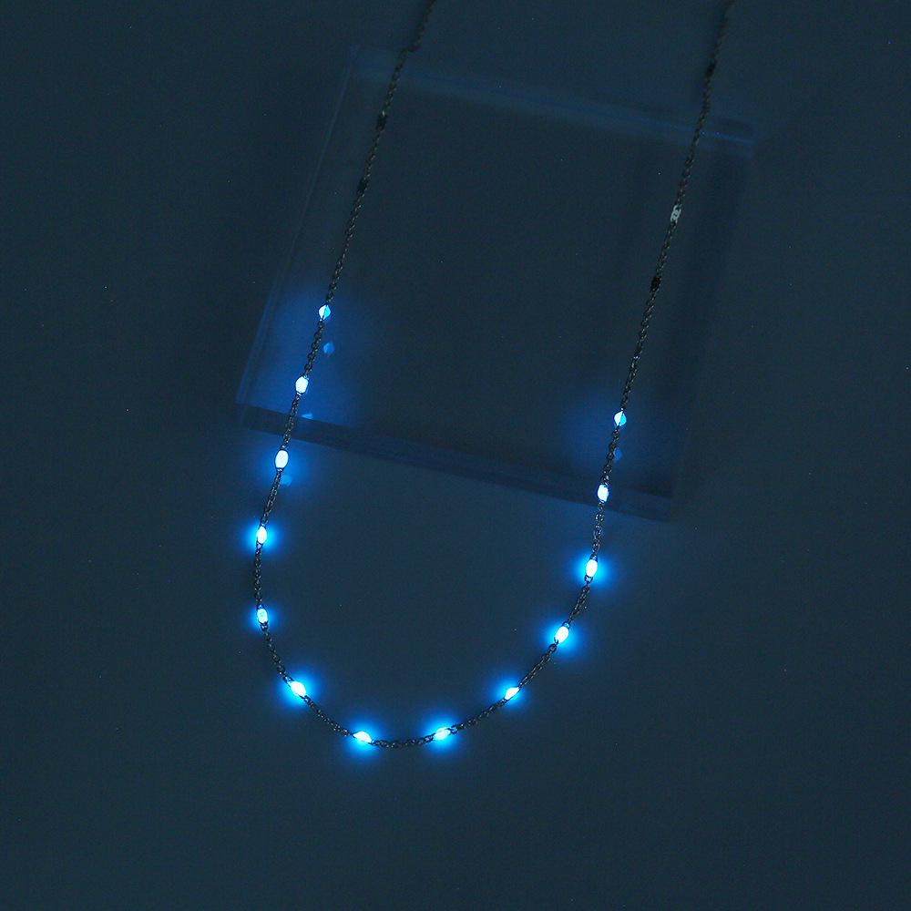 

Светящееся геометрическое ожерелье с кисточкой: Трендовые трансграничные украшения для мужчин и женщин