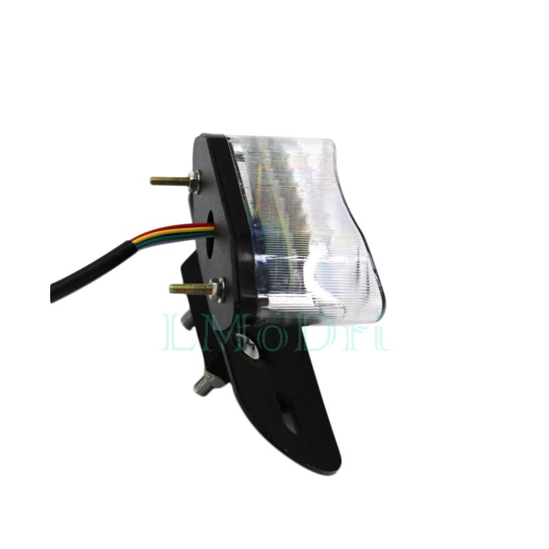 LMoDri Motorcycle Portable Integrated LED Brake Turn Signals Tail Lights Motorbike Rear Turn Indicators Accessories Brake