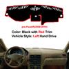 Car Dashboard Cover DashMat Carpet Cape For Mercedes-Benz C-Class W204 2008 - 2014 LHD RHD C-Klasse C180 C200 C220 C250 C300