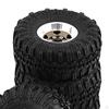 4 Pieces RC Car Tire Hobby Upgrade Wheel Rims Tires Set Wheels and for 1:18
