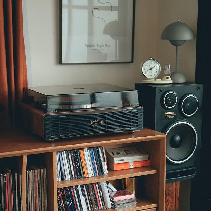 Syitren PARON II Retro Bluetooth Vinyl Record Player