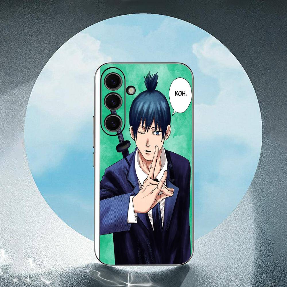 Aki Hayakawa For Samsung Galaxy S24 S23 Ultra S22 S21 Plus S20 Black Soft Silicone Protective Case
