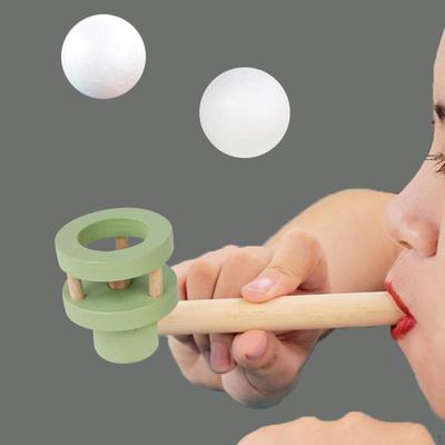 Ballpuste-Spielzeug, Atemtrainer-Gerät, Interaktives Montessori, Lustiger schwebender Ball