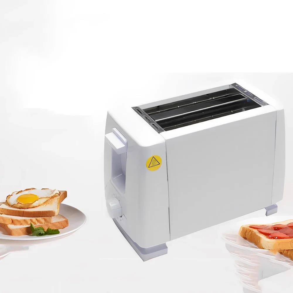Toaster 1PC Edelstahl Toaster Ofen Doppelseitiges Backen Beheizter Toast Sandwich Home Automatische Frühstücksmaschine