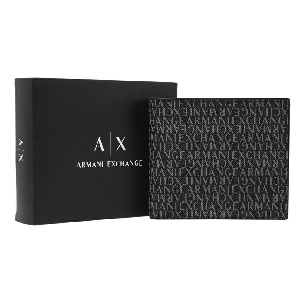 Bifold Wallet 958098 CC831 00020 Black [Armani Exchange] Men's [Item]