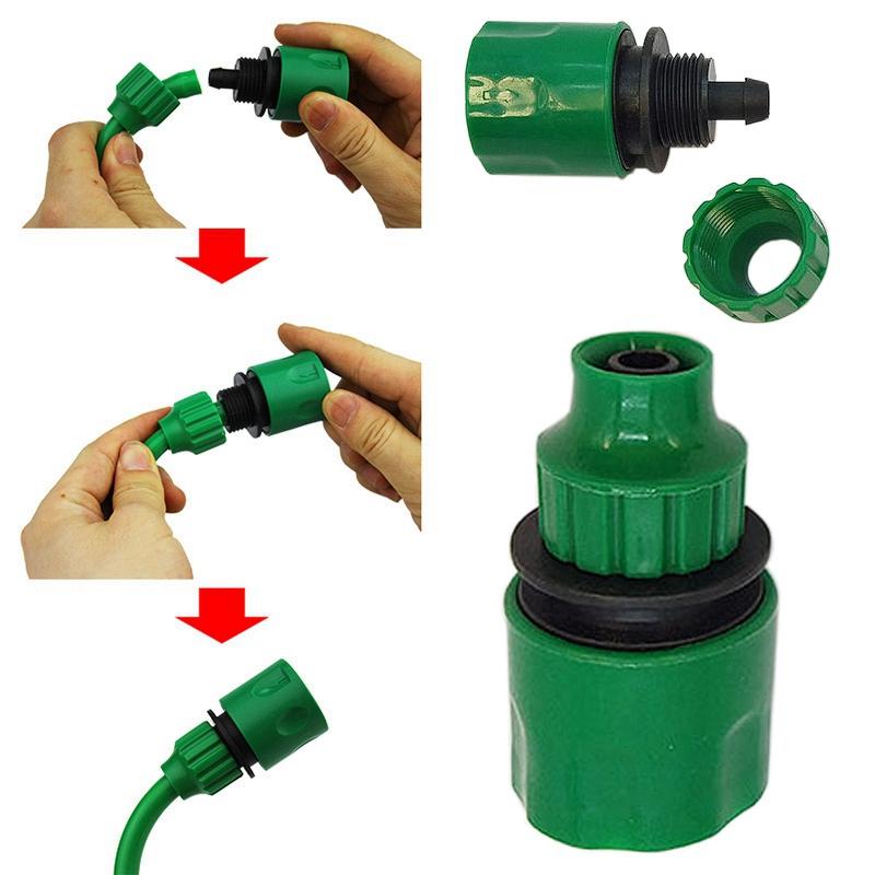 Y-Shaped Water Splitter 1/2" 3/4" Tap Connector Garden Hose Splitter Faucet Adapter with Shut-off Valve Garden Watering Supplies