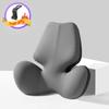 Memory Foam Car Lumbar Support Pillow Auto Neck Pillow Waist Support Removable Washable Universal Car Seat Pillow Headrest