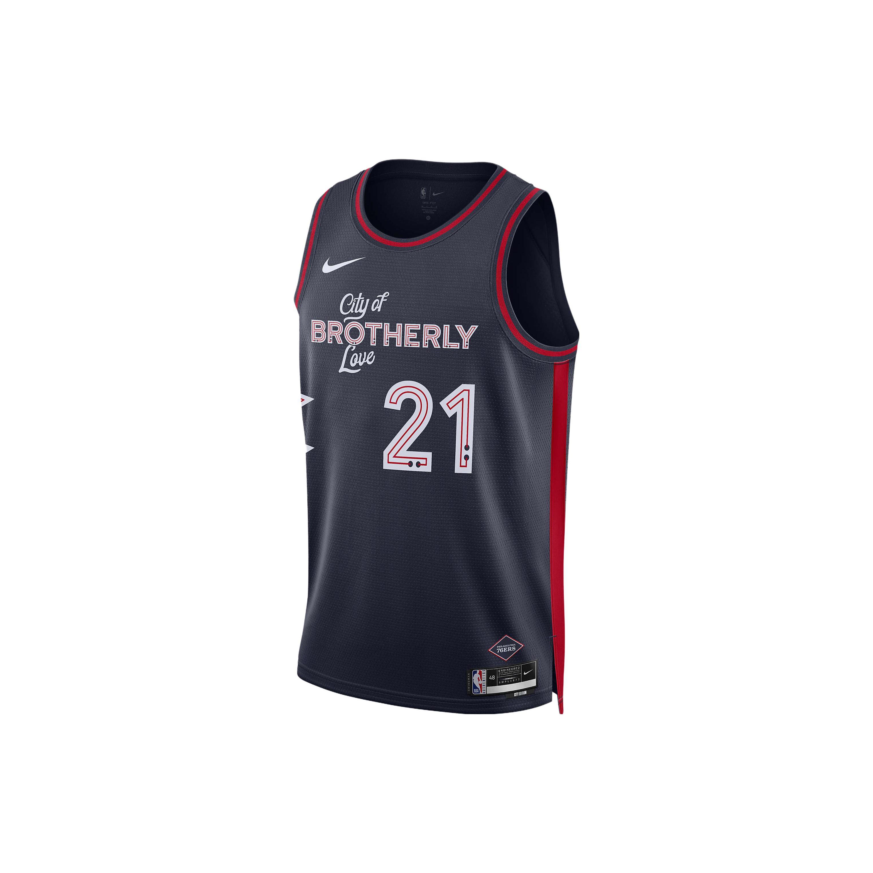 Nike Dri Fit Nba Swingman Joel Embiid Philadelphia 76Ers City Edition 2023/24 Jersey DX8515-420