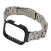 Watch Strap Protective Case Band 2 in 1 Adjusted Stainless Steel Watch Band for