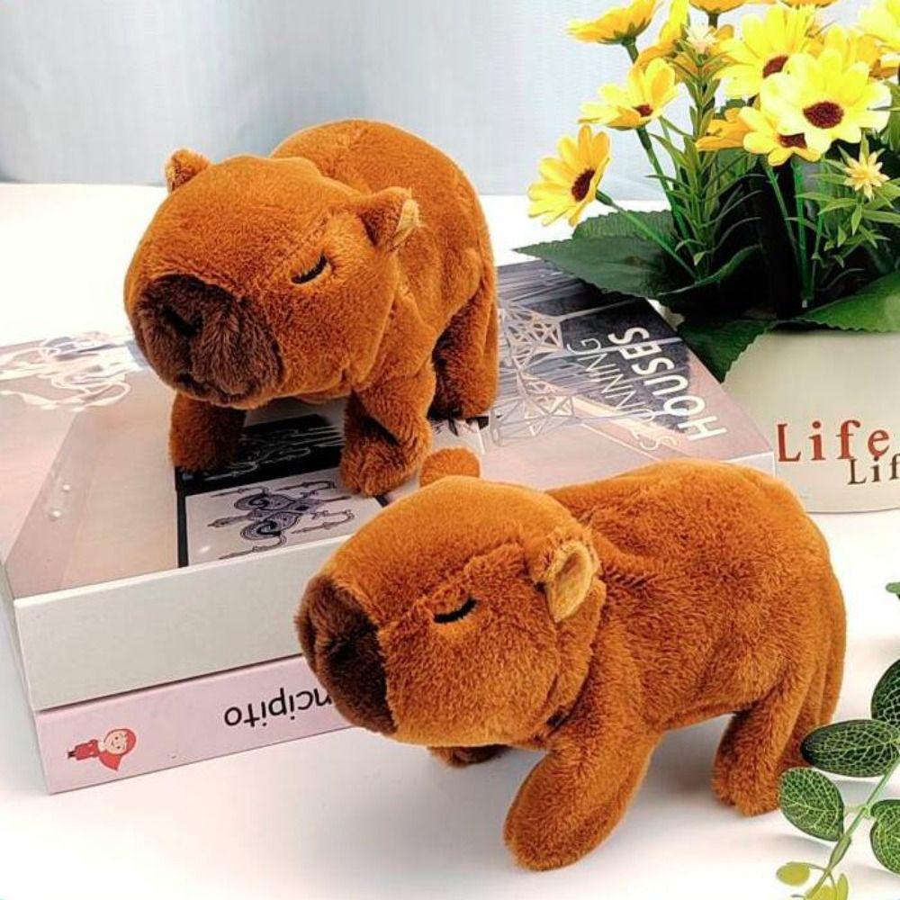 Electric Dog Running Singing Capybara Can Walking Capybara Action Figure Christmas Gift