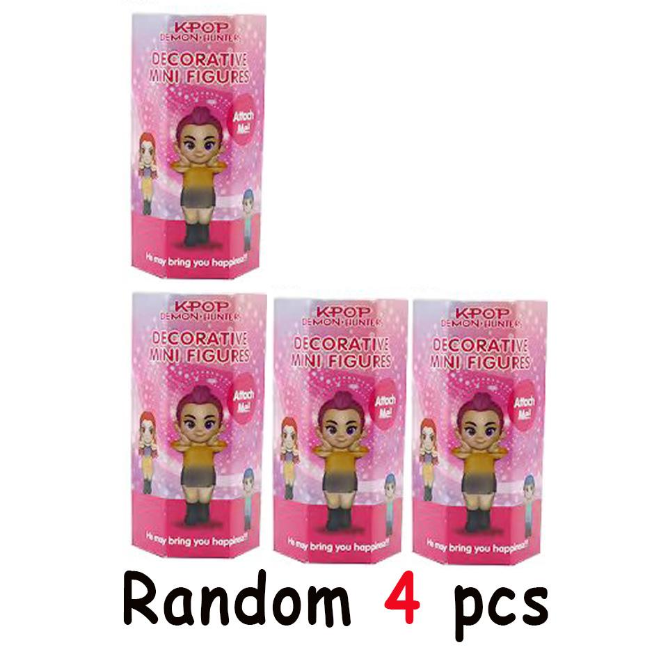 12pcs Kpop Demon Hunters Action Figure Toy Derpys Tiger Rumi Mira Zoey Sussy Figurine Doll For Christmas Gifts