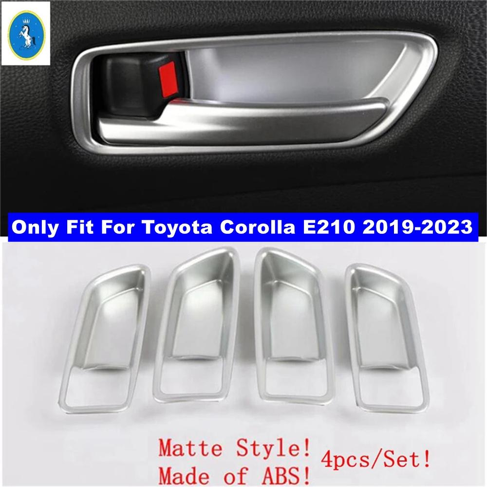 ABS Matte Car Steering Wheel / Gear Shift Frame / Head Lights Button Accessories Cover Trim For Toyota Corolla E210  - 2024