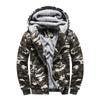 Camouflage Sweatshirt Korean Style Casual Cardigan Autumn and Winter Zipper Pocket Hooded Printed Long-sleeved Jacket Top