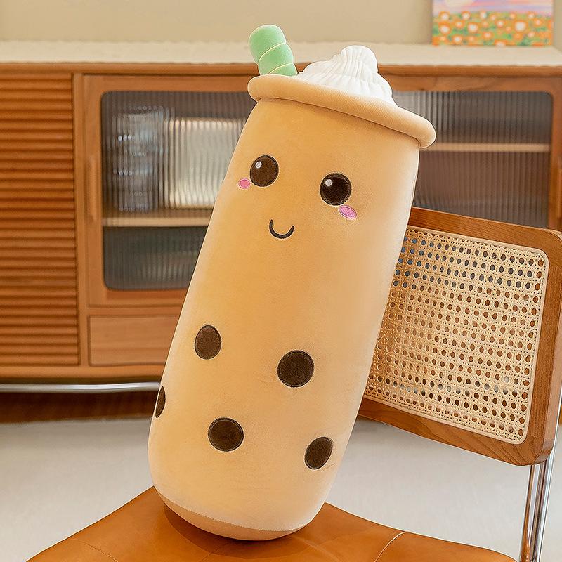 Milk Tea Cup Pillow Doll Plush Toy Cute Rag Doll Cushion Bubble Tea Doll
