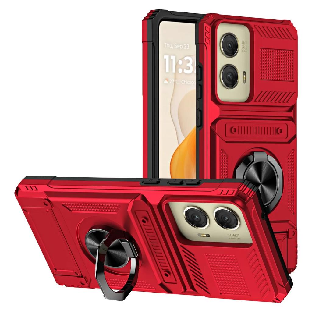 Armor Shockproof Case pro Motorola Moto G Edge 50 Pro G Play 5G 4G 2024 G Power Stylus 5G 2024 2023 Cover Ring Car Holder Case