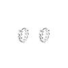 2024 Trendy Heart-Shaped Sterling Silver Earrings – Hollow Design, Chic & Elegant, Cold Style Ear Buckles
