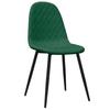 Dining Chairs 4 Pcs Dark Green Velvet