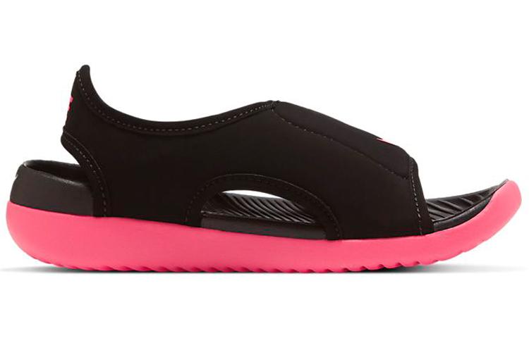 Nike Sunray Adjust 5 Sandal Black Pink Kids' DB9562-002