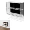 Acrylic Baseball Softball Bat Showcase Clear Protective Case Wall Mounted Ball Display Holder Dustproof Storage Box