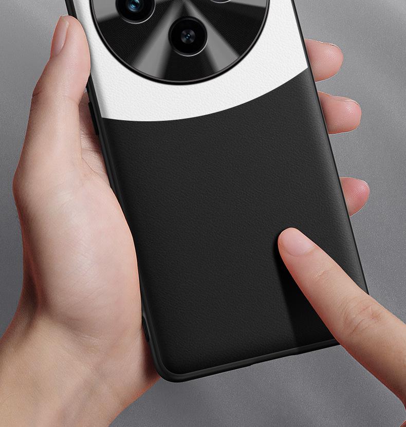 Husă din piele lichidă pentru vivo X100s, husă de protecție anticădere/antivegetă, design dintr-o singură bucată.