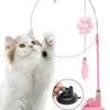 1/5Pcs Funny Suction Cup Cat Toy Removable Handheld Interactive Cat Toy Portable Pet Toys For Indoor Cats Cats Stick Toys