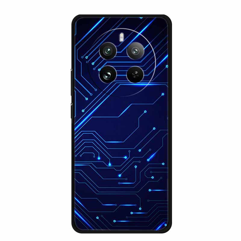 For OPPO Realme 12 4G Case TPU Animals Soft Silicone Back Cover Phone Cases For Realme12 4G Wolf Protective Original Cool Funda