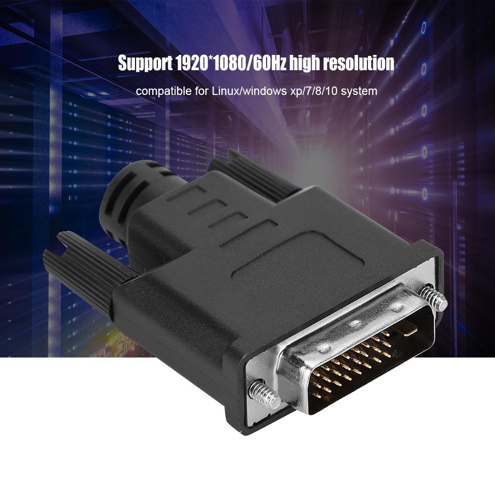 DVI Virtual Display Adapter DVI Headless Ghost Display 1920*1080 60Hz No Need For Driver