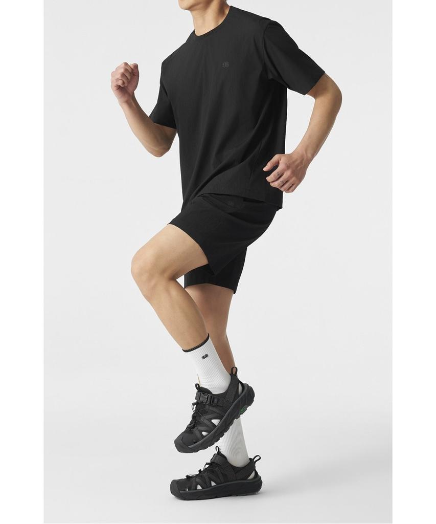 Koolongseupocheu Men'S Crease Length Shorts (Set-Up) Tlpom26621Blk
