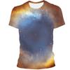 Trička s grafikou Vast Starry Sky Universe Pro muže Letní móda Tričko se vzorem 3D Vesmír Planeta Osobnost Trička v cool stylu