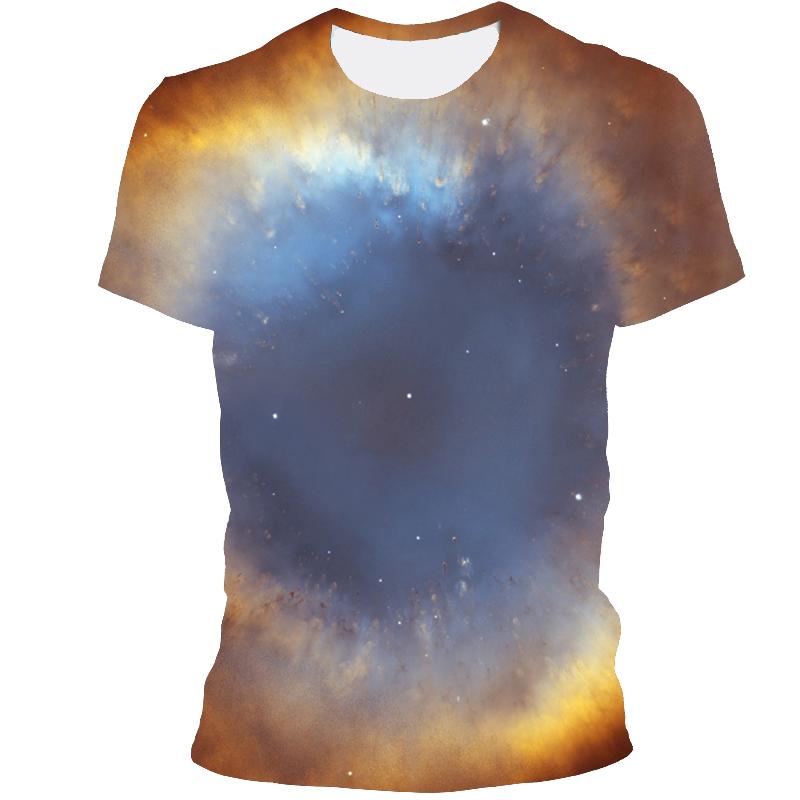 Trička s grafikou Vast Starry Sky Universe Pro muže Letní móda Tričko se vzorem 3D Vesmír Planeta Osobnost Trička v cool stylu