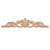 Floral Wall Door Decoration Furniture Parts Woodcarving Decorative wooden Figurines Crafts Corner Appliques Frame Wood Carved