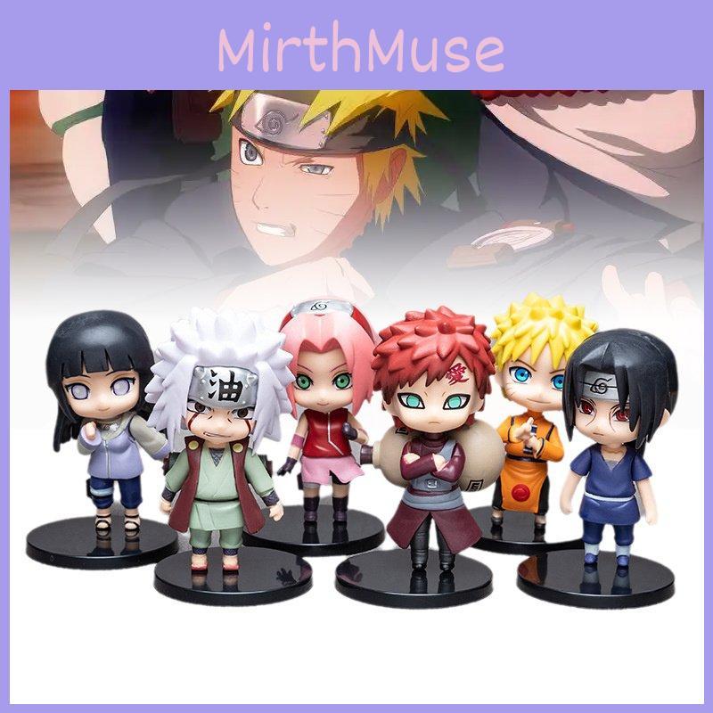 Character 6pcs Naruto Pvc Toy Model Desktop Decoration Child Gift Christmas