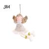 Handmade Fabric Doll Pendants Christmas Angel Hanging Ornaments, Cute Plush Pendant, Xmas Tree Decorative Small Festive Window Decorations Ornaments