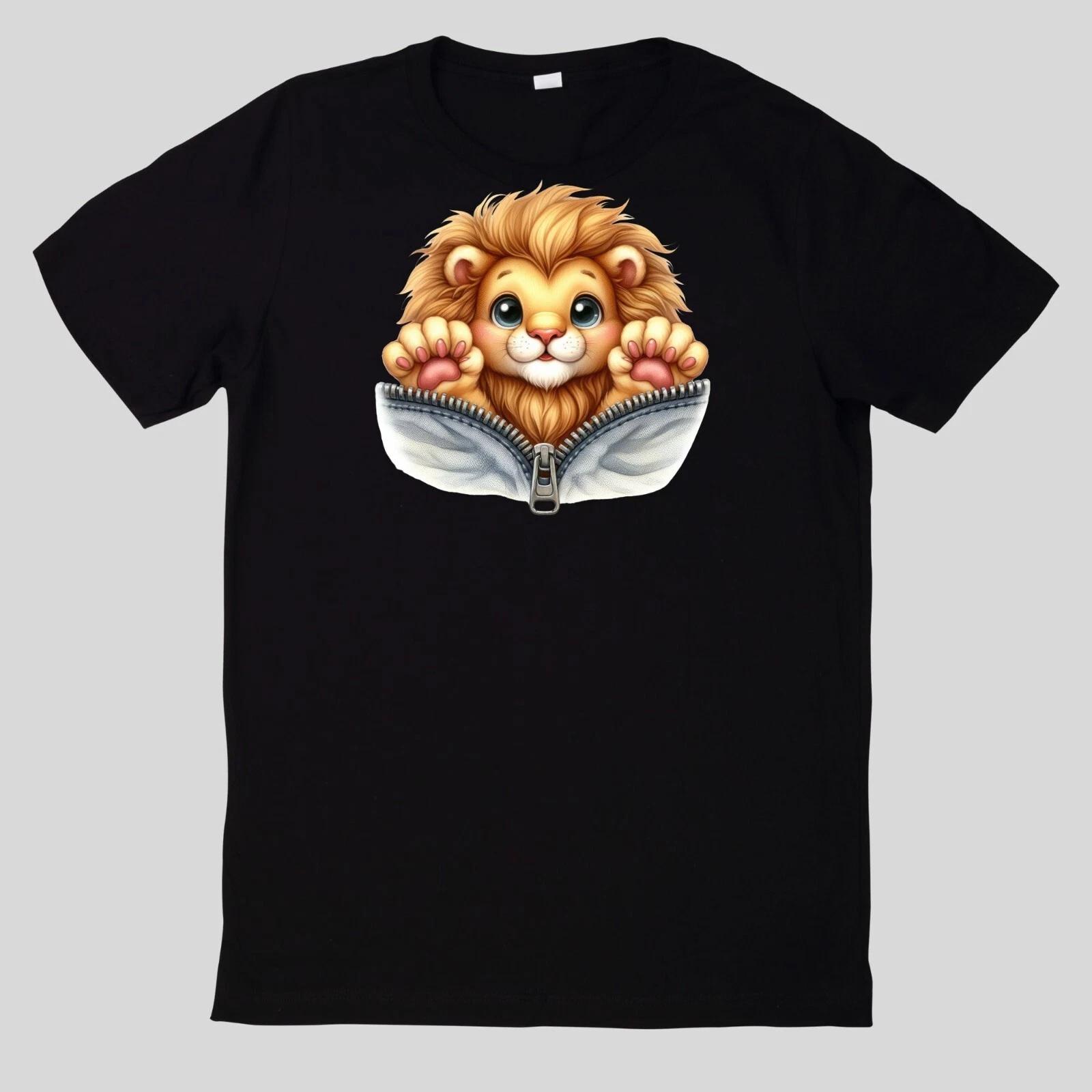 T-Shirt Niedliches Tier Baumwolle Fun Spaß Sprüche Lustig Cartoon M