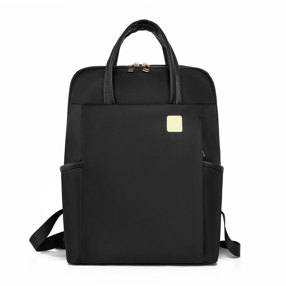 IELGY Ladies Black Casual Backpack Outdoor Travel Computer Bag