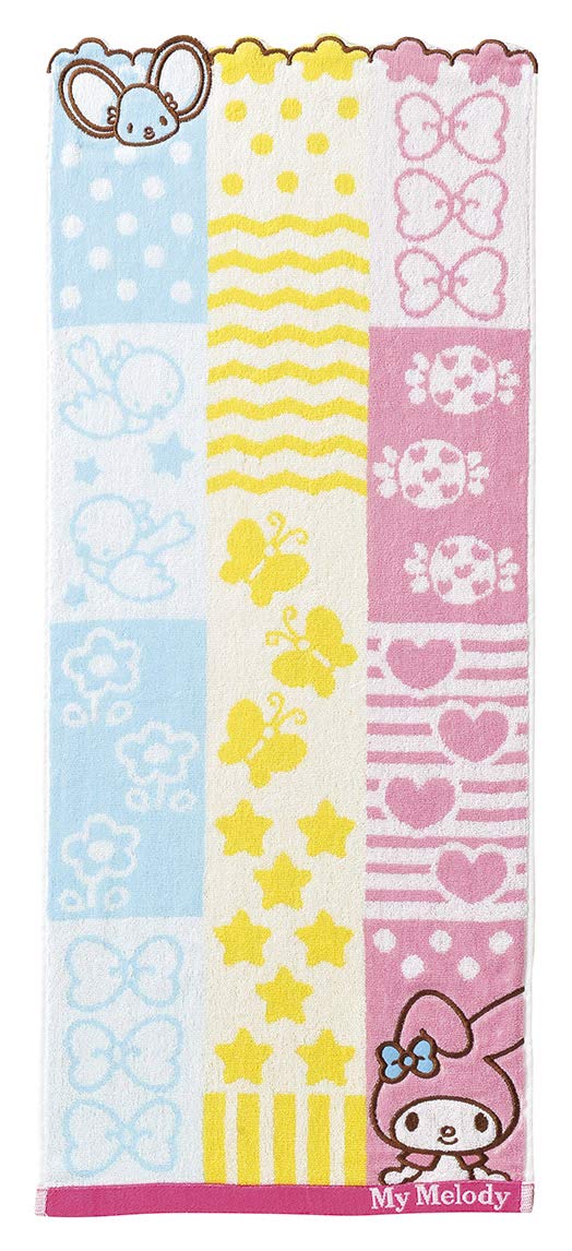 Marushin Face Sanrio My 34 x 80 Chambre My 3005049000 Towel, Melody, cm, Melody, 100% Cotton,