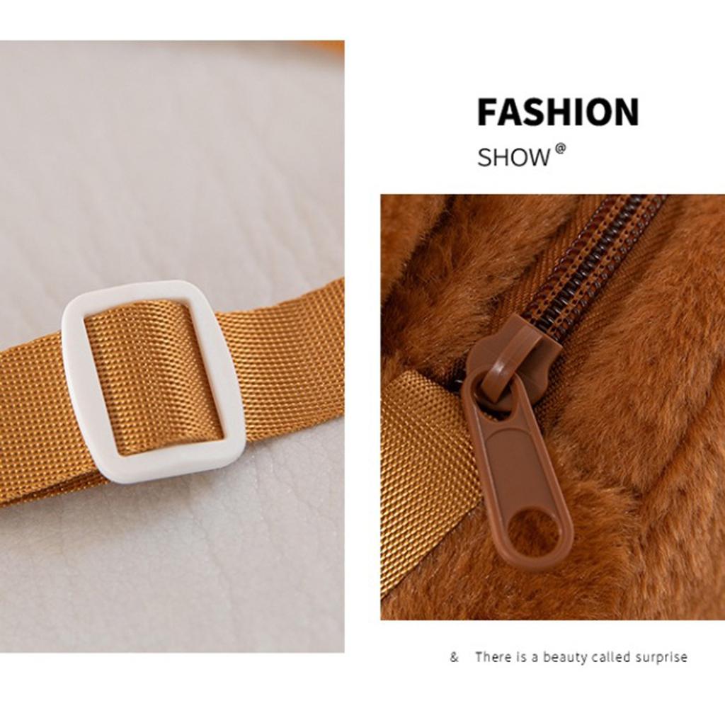 Cute Plush Bag For Girls, Single-shoulder Bag, Children's Cartoon Crossbody Bag