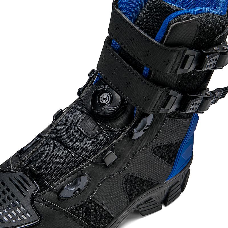 Motosiklet Sürüş Ayakkabıları Deri Erkek Sürücüler Motosiklet Botları Yarış Botları Four Seasons Motosiklet Seyahat Ekipmanları