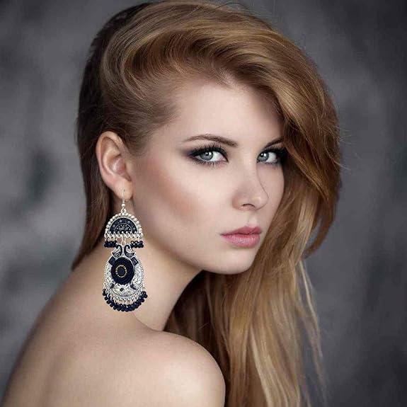 Premium Export Quality Earring with Matching Meena Moti for Women and Girls