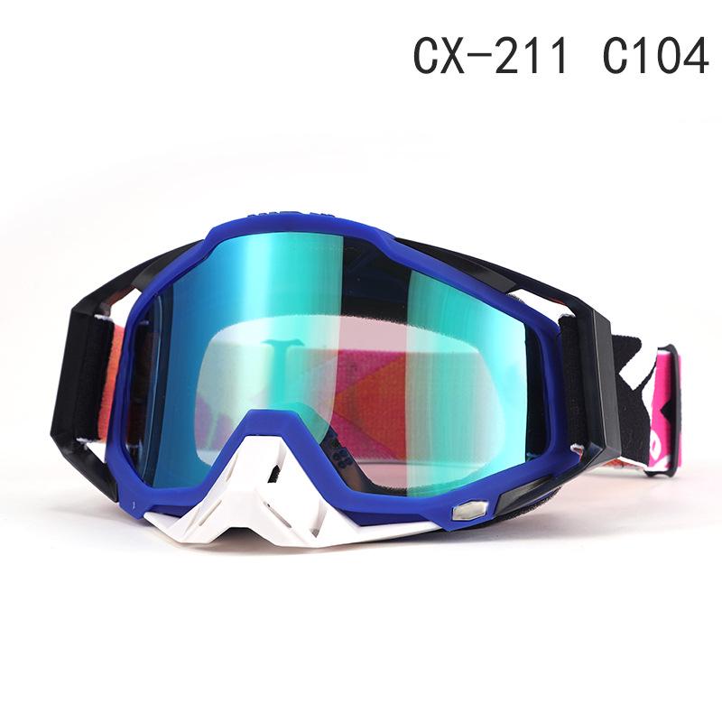 Gafas de Moto y Esquí a Prueba de Viento Transfronterizas: 100% Todoterreno, Equitación al Aire Libre y Protección para Descenso