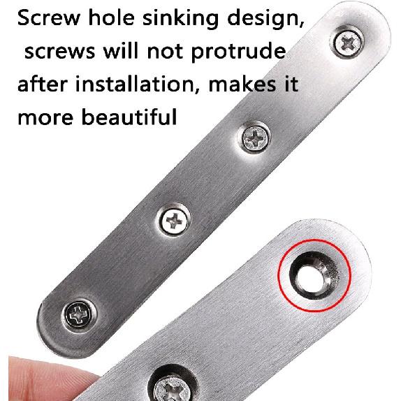 

Sumnacon 8 шт. Тарелки плоские из нержавеющей стали (5 дюймов-Серебристый)