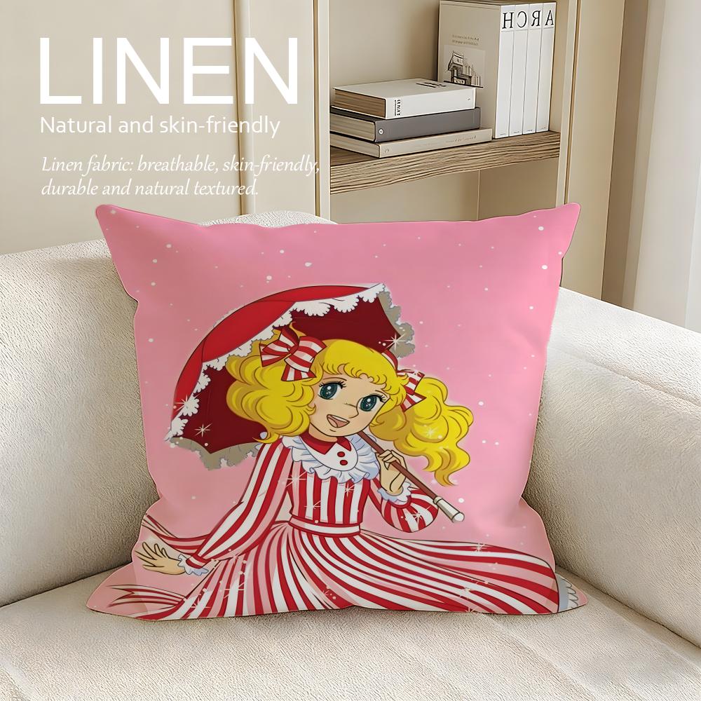 Classic Candy Candy Cushion Cover Pillowcase Set Pcs X X Breathable Washable Sofa Cushion Cover