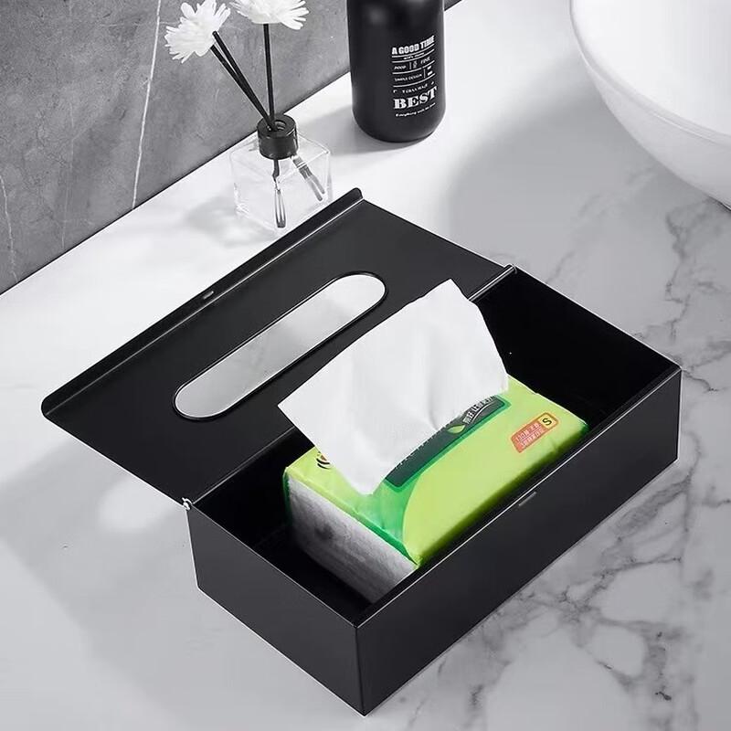 304 Stainless Steel Tissue Box with Hook