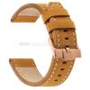 Vintage Matte Genuine Leather Watch Band for Omega for Rolex 18/20/22/24mm Black Brown Thick Straps Stitching Cowhide Wrist Belt