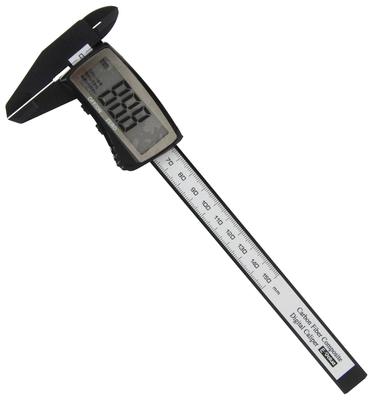 Digitální posuvné měřítko Velké 150 mm s plastovým pouzdrem E-Value EDV-150BP, Displej,