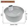 8L Stainless Steel Cat Water Fountain with Smart Sensor