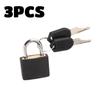 6Pcs Suitcase Lock Small Strong Padlock With 2 Key Travel Tiny Suitcase Anti-Theft Lock Drawer Diary Colored Plastic Case Lock