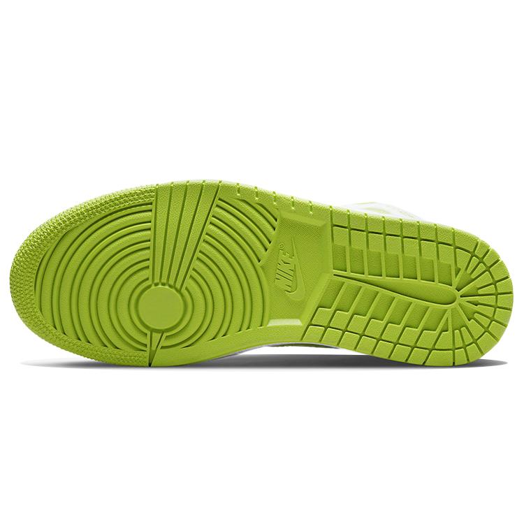 Jordan 1 Mid White Lime Women's BQ6472-131
